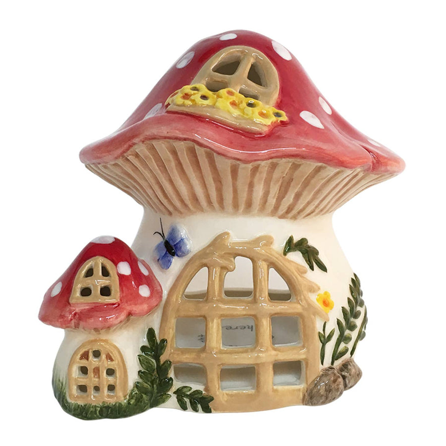 Nesting Mushroom Candle House