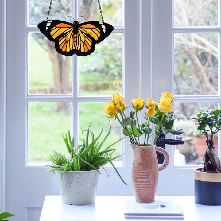 Yellow and Orange Single Butterfly