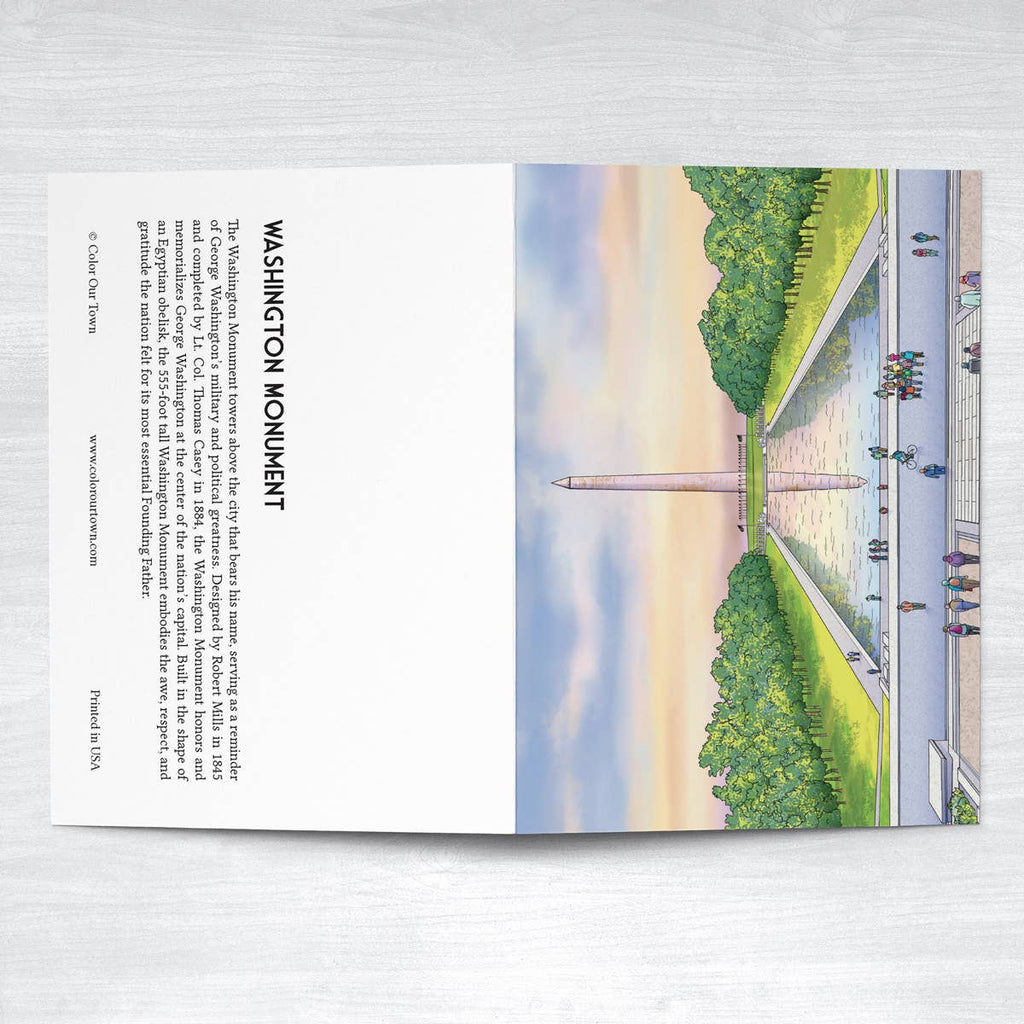 Washington Monument - Washington DC - Greeting Card