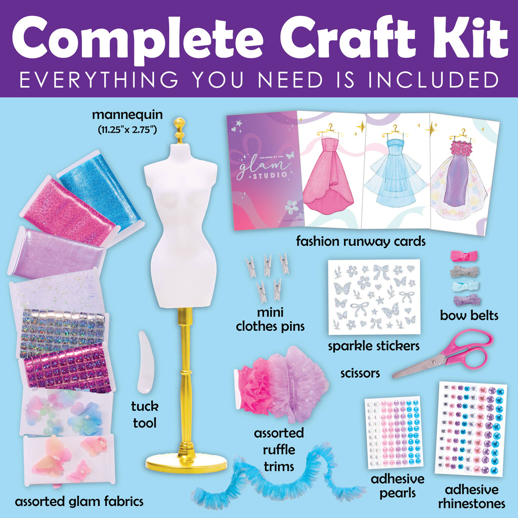 Designed By You Glam Fashion Design Craft Kit