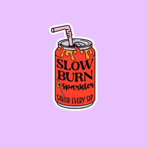 Slow Burn Sparkler Sticker