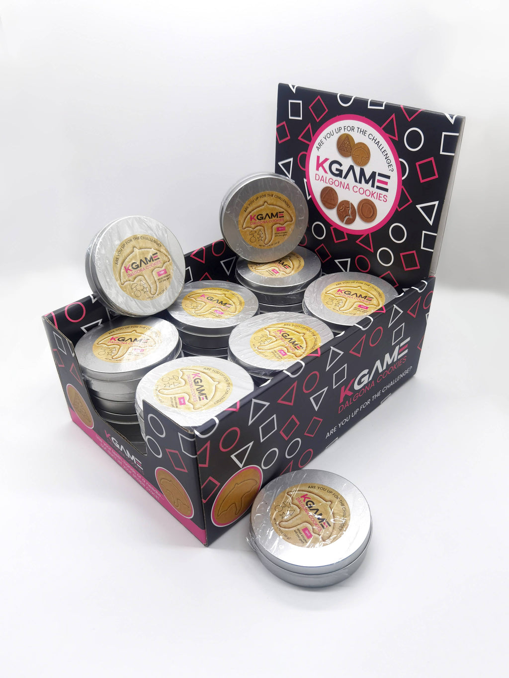 KGAME Dalgona Cookie Tin (2 Cookies)