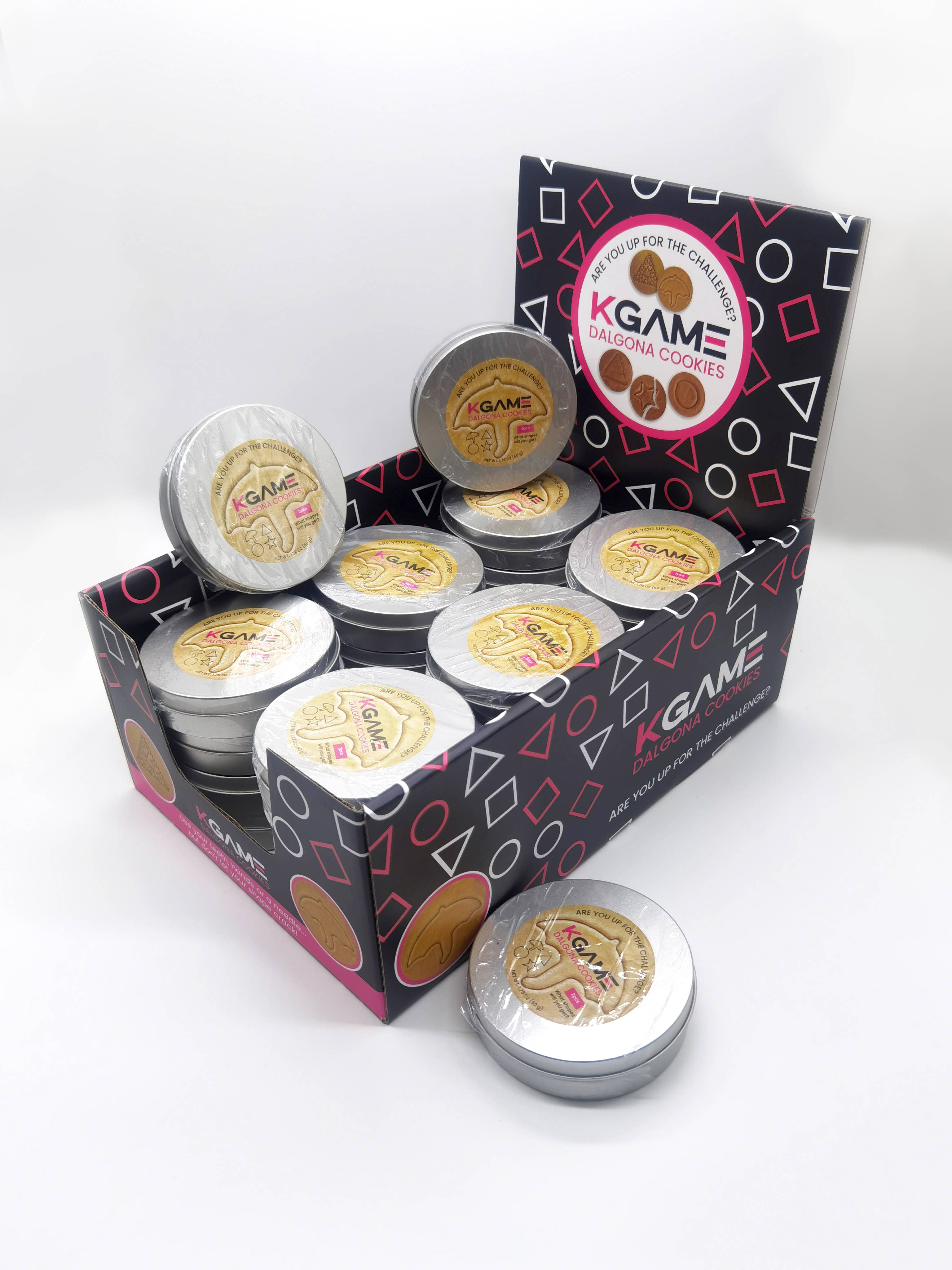 KGAME Dalgona Cookie Tin (2 Cookies)