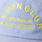LEMON CLUB Embroidered Cotton Baseball Cap