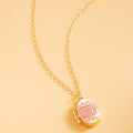 Enamel Easter Egg Locket Pendant Necklace