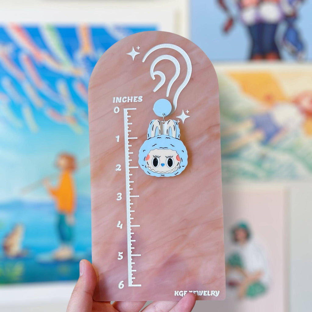 Labubu SINGLE Handmade Acrylic Earrings & Keychains