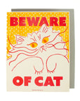 Beware of Cat - Risograph Print