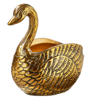 Duck Decorative Bowl Antique Brass Aluminum Spring