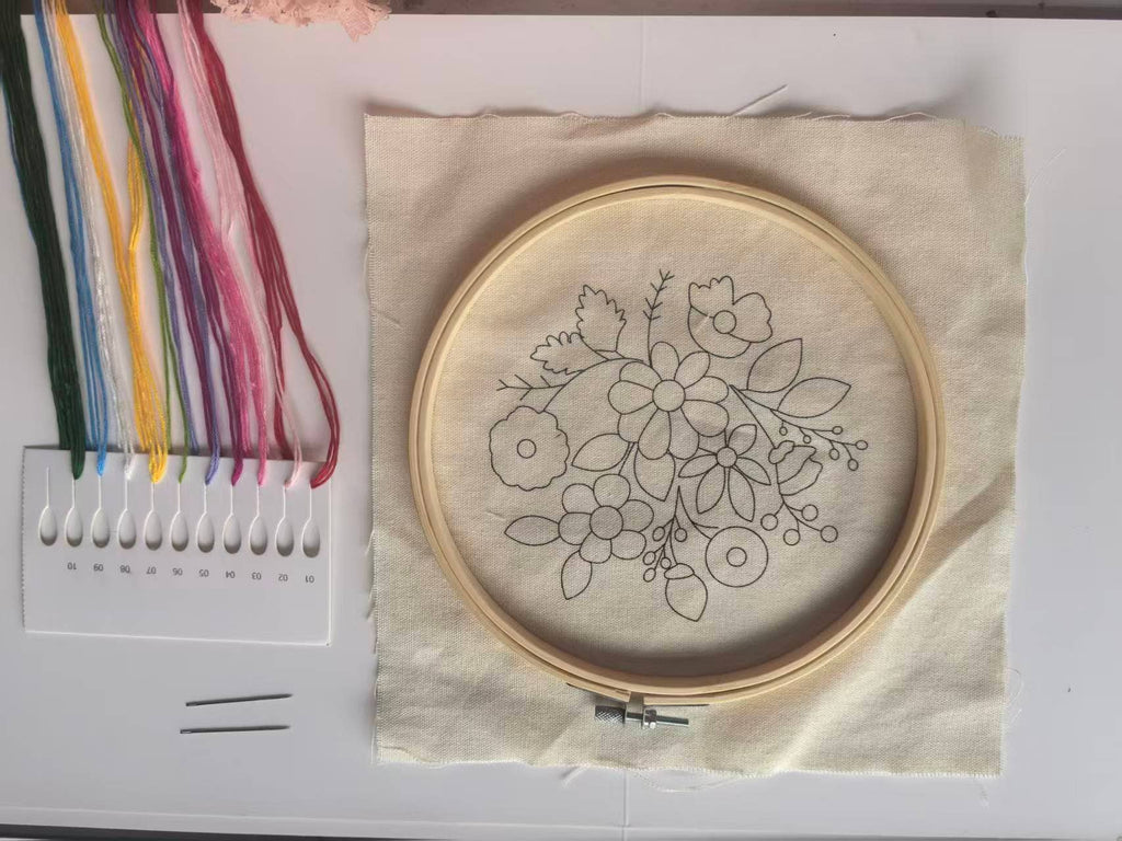 DIY Embroidery Garden Kits