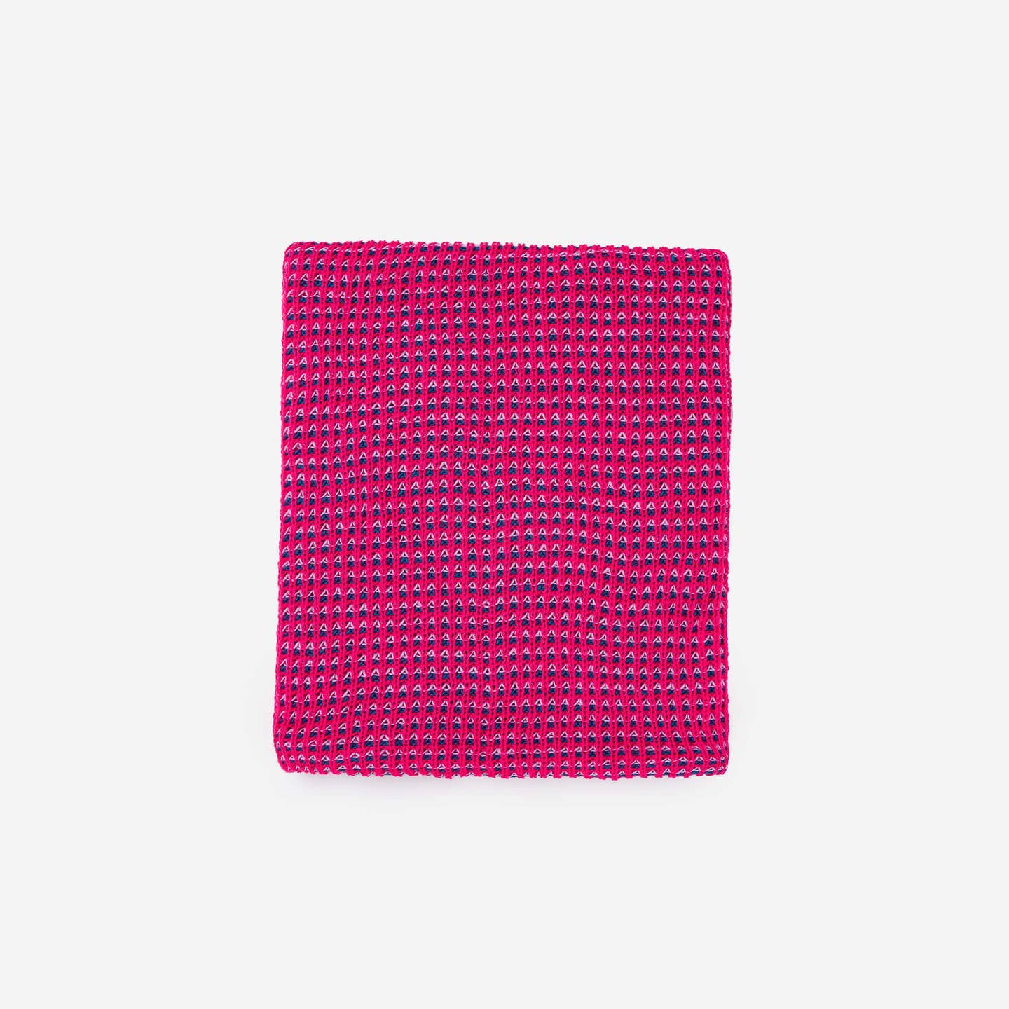 Simple Grid Snood- Fuschia