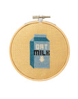 Oat Milk Cross Stitch Kit