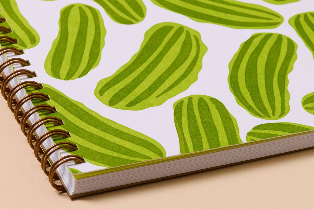 Pickles A5 Letterpress Spiral Notebook