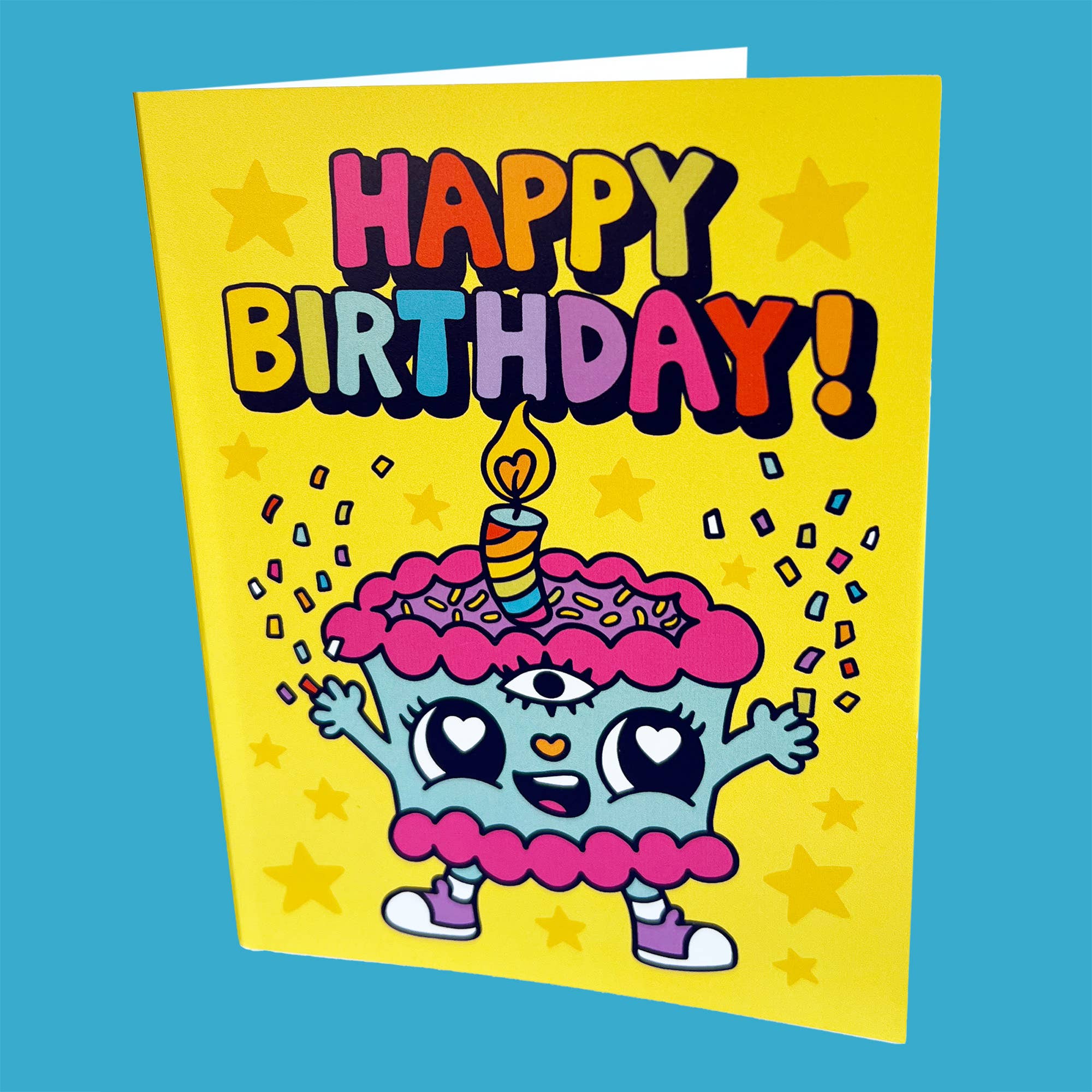 Greeting Card - Happy Birthday Cake