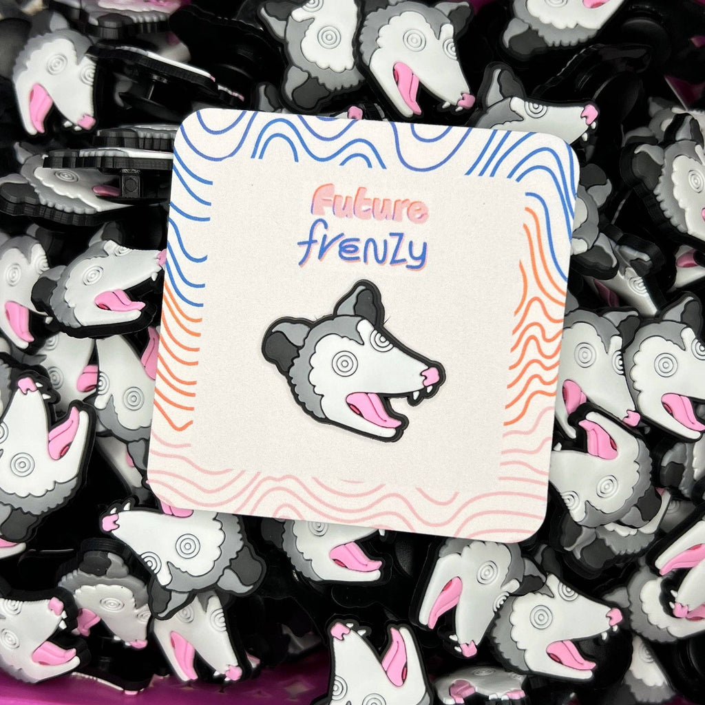 Opossum shoe charms (PVC)