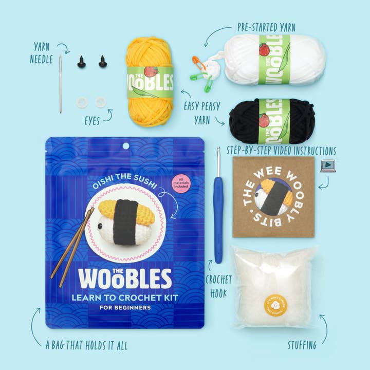 Oishi the Sushi Beginner Crochet Kit