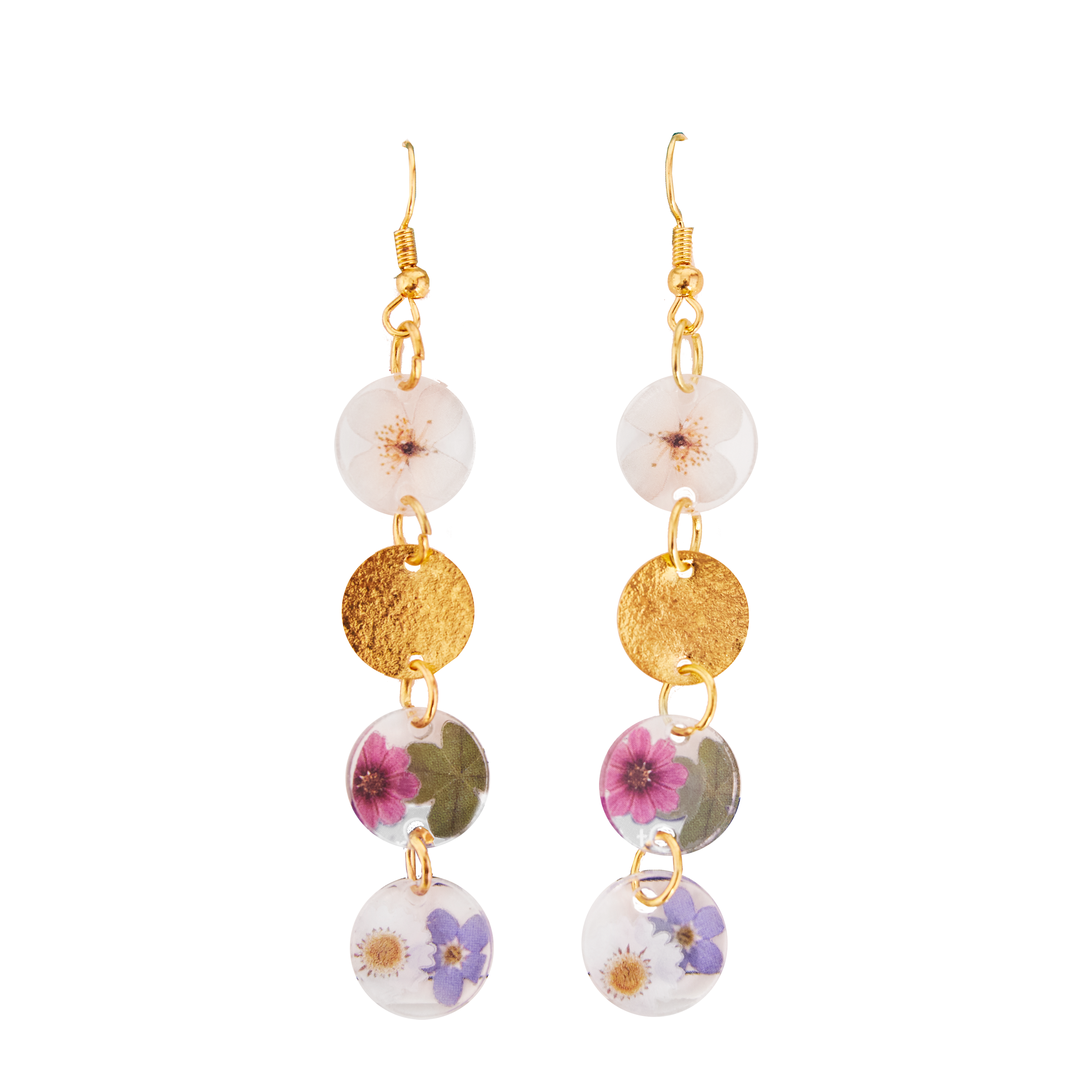 Pressed Floral Earrings - Adult Craft Kit