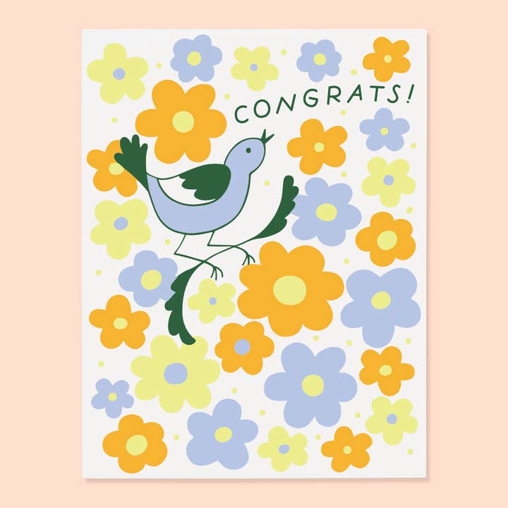 Bird Congrats Card