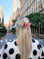Hand-painted Emperor Silk Moth Claw Hair Clip