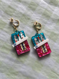 Sardine Can Food Acrylic Lightweight Earrings 