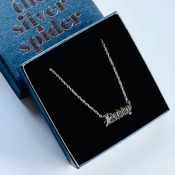 Daddy Word Necklace Stainless Steel Gold
