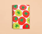 Tomato Letterpress A5 Spiral Notebook