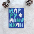 Happy Letters Hanukkah Card