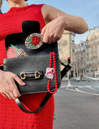 Hand-painted Strawberry Handbag Hero Brush | Eco-Friendly