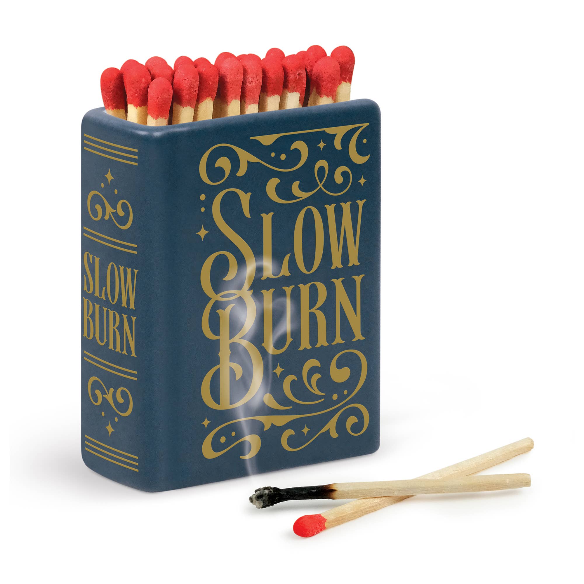 SLOW BURN Romance Book Match Striker and Holder