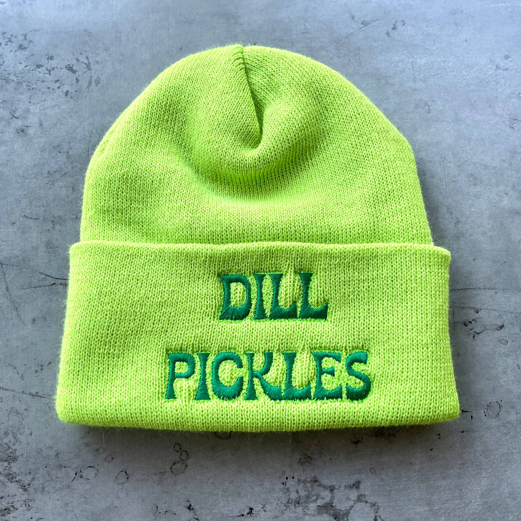 "Dill Pickles" Knit Beanie