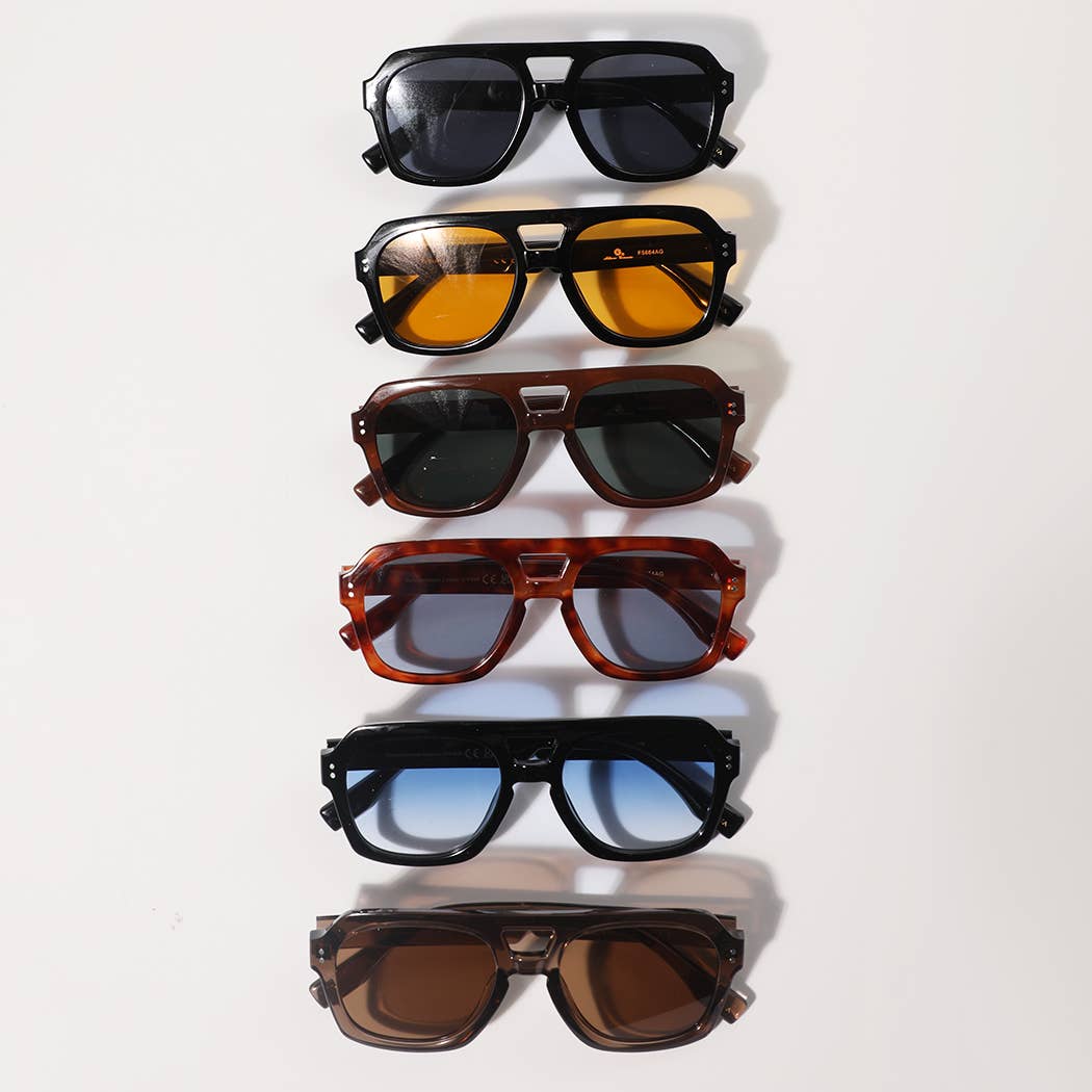 Women's Retro Square Sunglasses-Assorted Frames