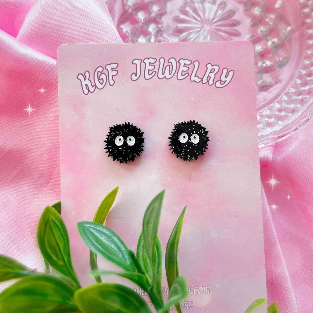 Soot Sprites Handmade Acrylic Earrings & Keychains