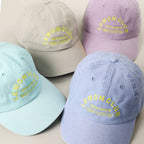 LEMON CLUB Embroidered Cotton Baseball Cap