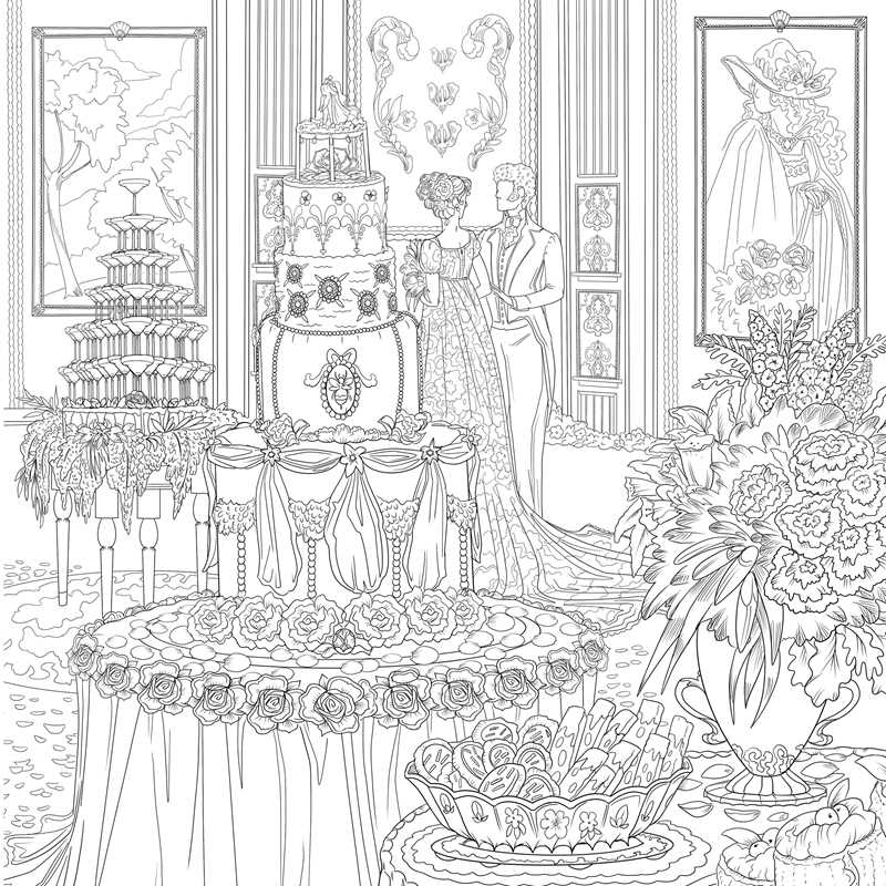 Unofficial Bridgerton Coloring Book