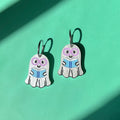 BOOkish Ghost Earrings