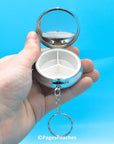 Brat Pill Case Keychain Travel Medication Organizer