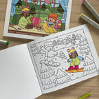 Fall-Winter Coloring Book