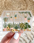 Clear Greenhouse Sticker, 3.25x2.5in