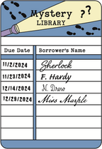 Library Dues Cards Bookish Tropes Book Plates