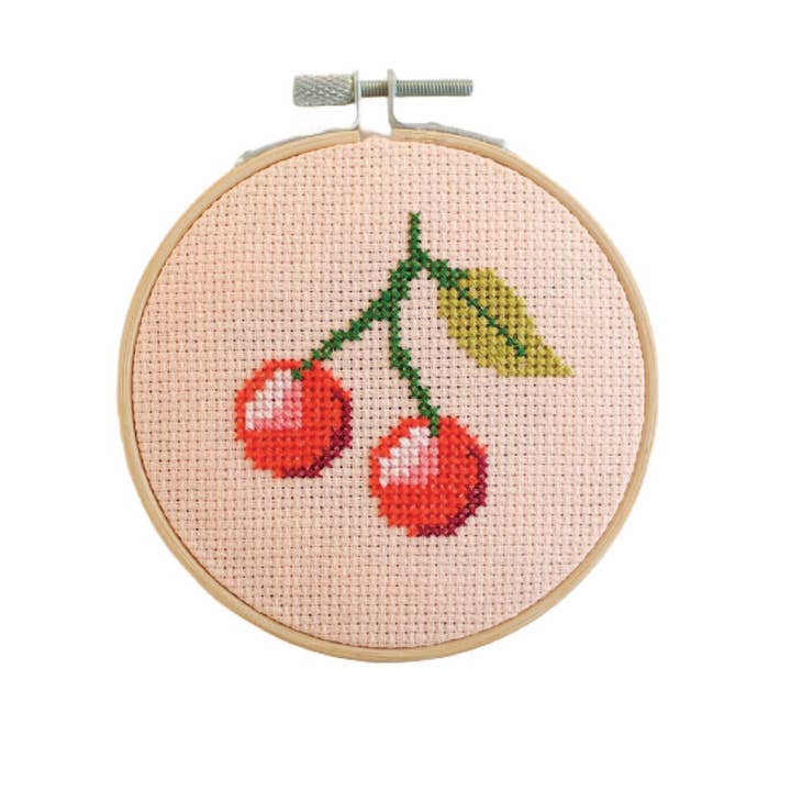 Cherry Cross Stitch Kit