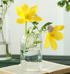 Stripes Clear Bud Vase