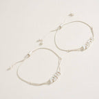 7.25 Inch Metal Puffy Mama Mini Pendant Bracelet