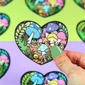 forest mushroom sticker