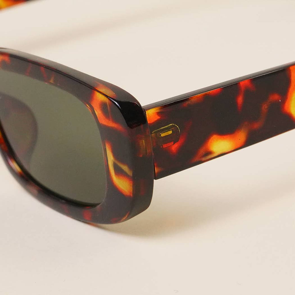 Rectangle Acetate Fashion Assorted Sunglasses