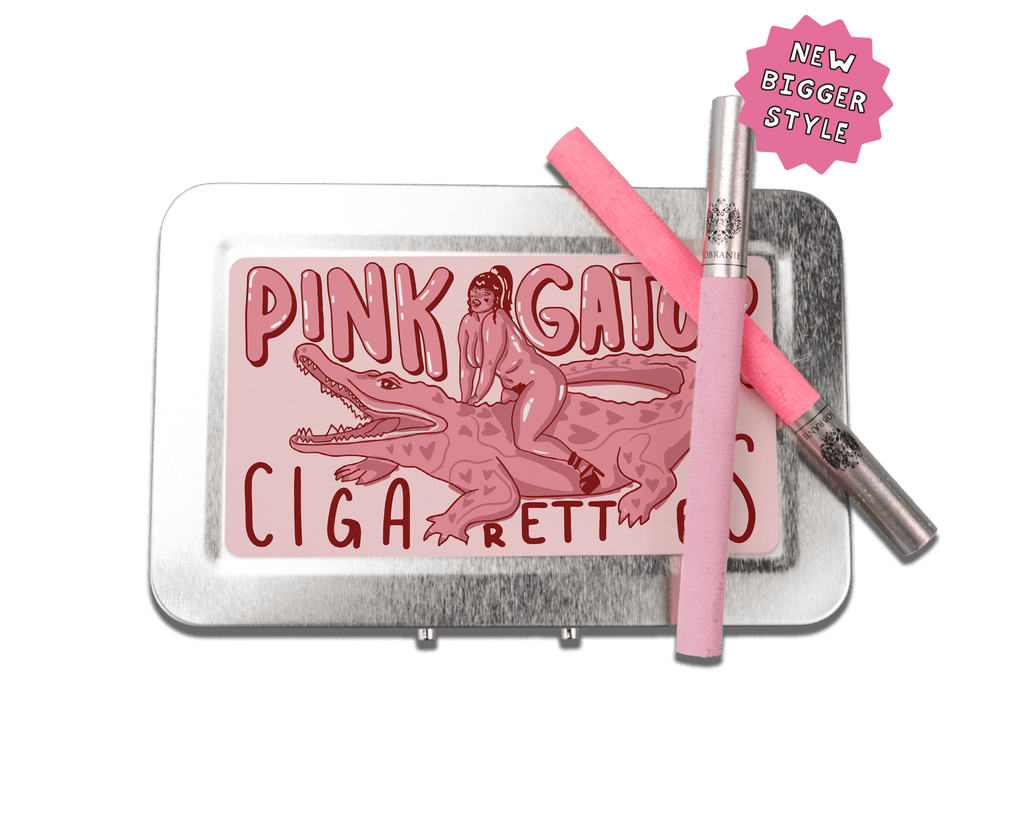 Pink Gator Cigarette Case