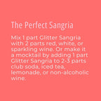 Glitter Sangria Cocktail/Mocktail Mix/Syrup