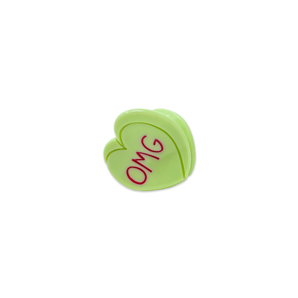 Micro Candy Hearts Hair Claw Clip Set