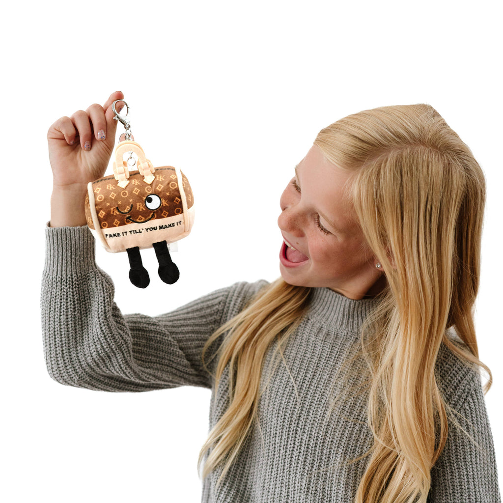 Handbag "Fake It" Plush Bag Charm
