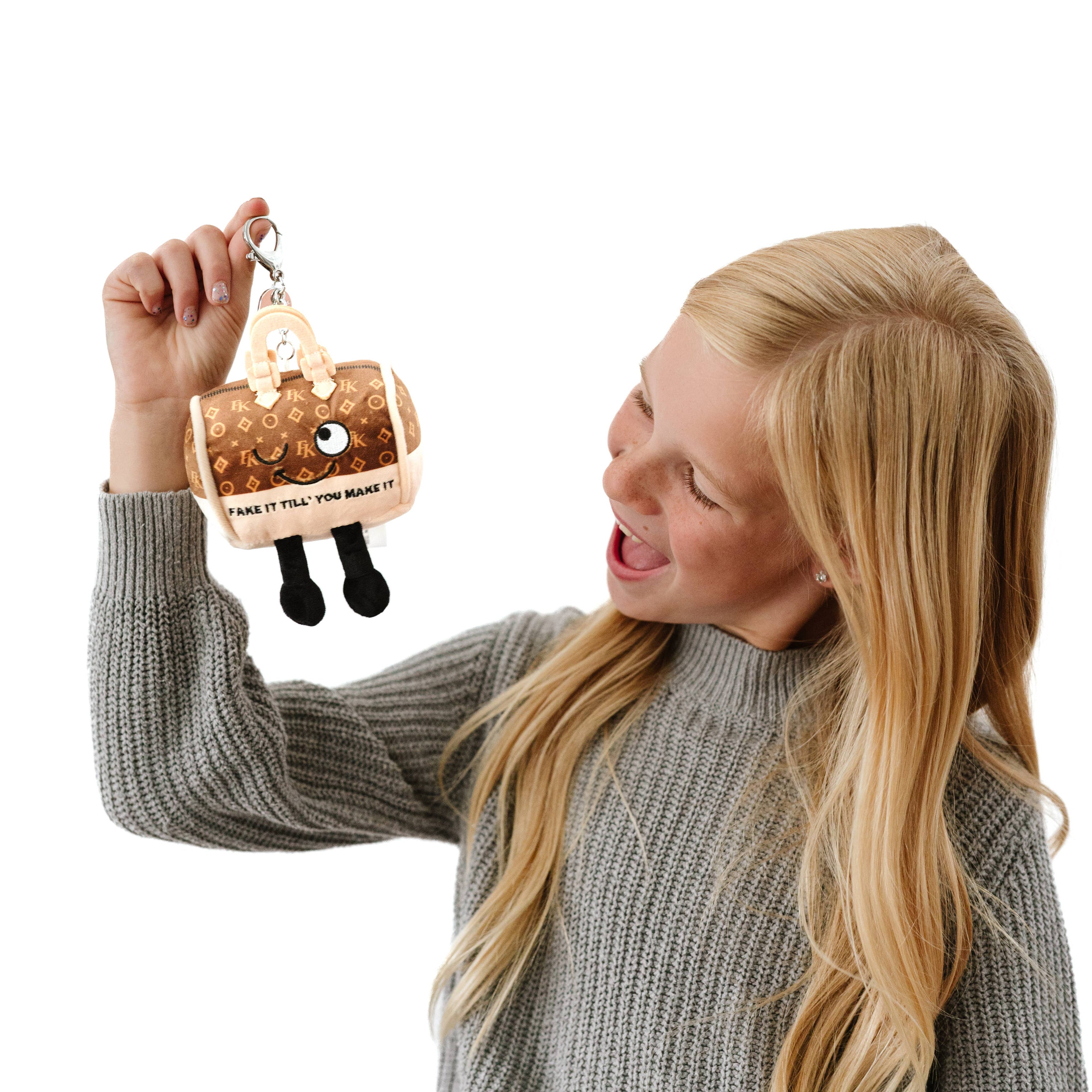 Handbag "Fake It" Plush Bag Charm