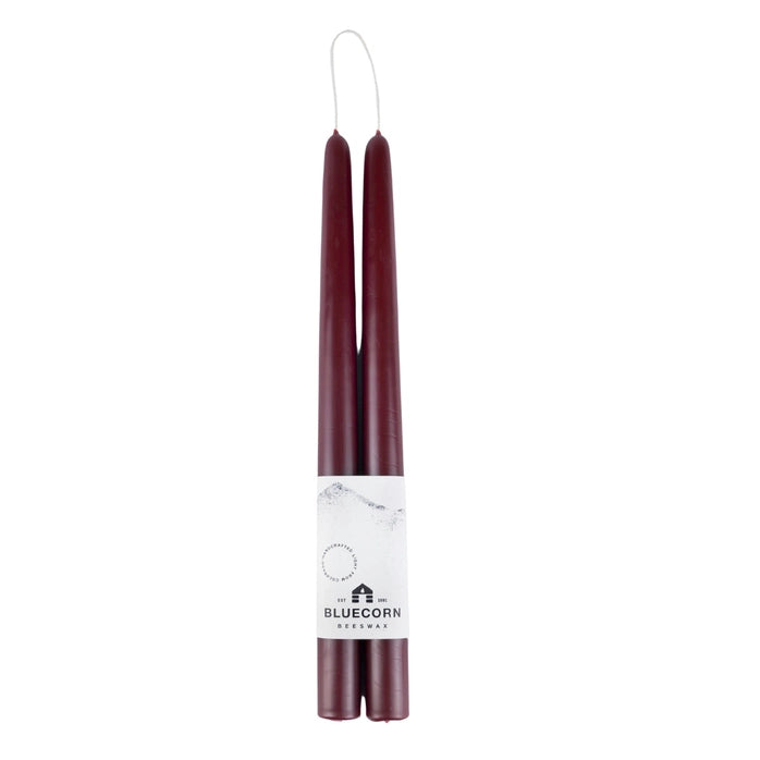 Hand-Dipped Beeswax Taper Candles - 1 Pair