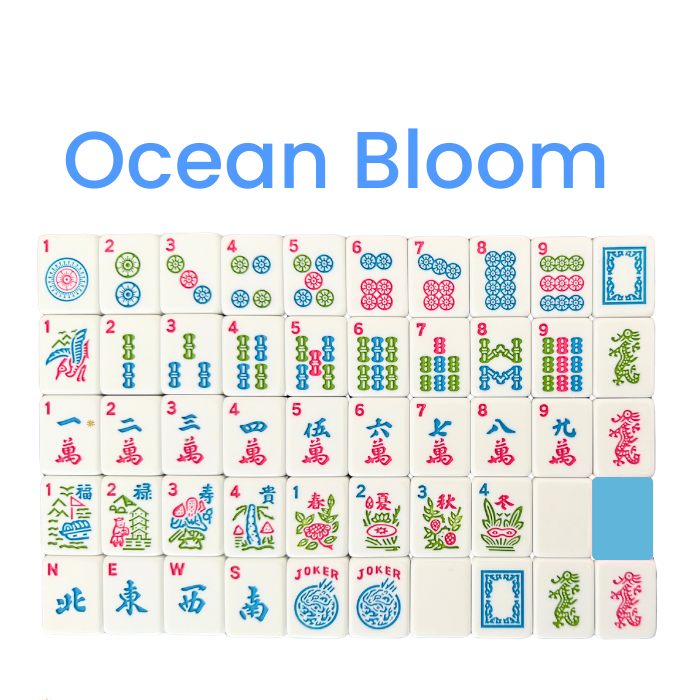 Mahjong Studios – American Mahjong Tile Set Lilac Bloom